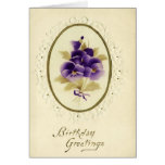 Vintage Happy Birthday card