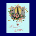 Vintage Happy Birthday postcards