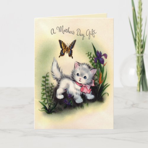 Vintage Happy Mother's Day Card