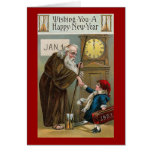 Vintage Happy New Year Greeting Cards