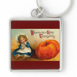 Vintage Happy Thanksgiving Holiday Keychains