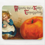 Vintage Happy Thanksgiving Holiday Mouse Pads