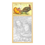 Vintage Happy Thanksgiving Photocard Picture Card