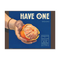 Vintage Have One Brand Sequoia Advertisement postcards