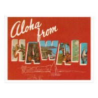 Vintage Hawaii Post Card