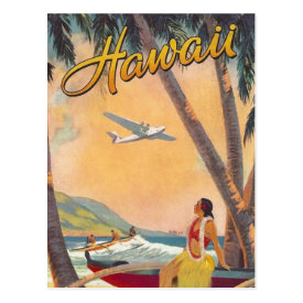 Vintage Hawaii Travel Postcards