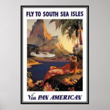 Vintage Hawaii, USA - Poster