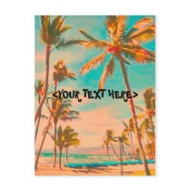 Vintage Hawaiian Beach Scene postcards