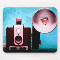 Vintage Hawkeye Brownie Camera iPad Case Mouse Pads
