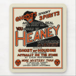 Vintage Heaney Spook Show Poster Mousepad mousepads