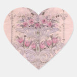 Vintage Heart Heart Sticker