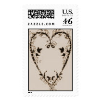 Vintage Heart postage