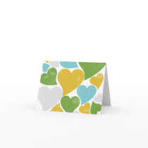 Vintage Hearts Card