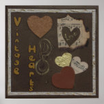 Vintage Hearts Posters