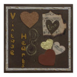 Vintage Hearts Posters