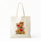 jumbotote - Adorable vintage girl is holding two red Valentines Day hearts. Text says Valentine Greeting, but can  be changes to say what you wish to customize it to. Many gifts and apparel available with this design in my store.: Sizes  Available colors: natural