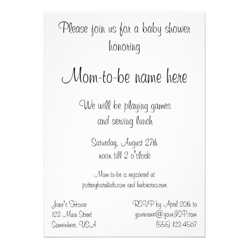 Vintage Hey Diddle Diddle Baby Shower Invitation