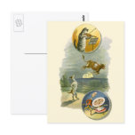 Vintage Hey Diddle Diddle Cat, Fiddle, Cow, Moon Post Cards