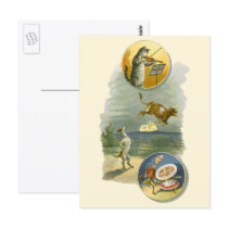 Vintage Hey Diddle Diddle Cat, Fiddle, Cow, Moon Post Cards