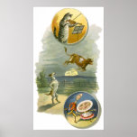 Vintage Hey Diddle Diddle Cat, Fiddle, Cow, Moon Posters