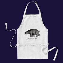 Vintage Hippo Apron