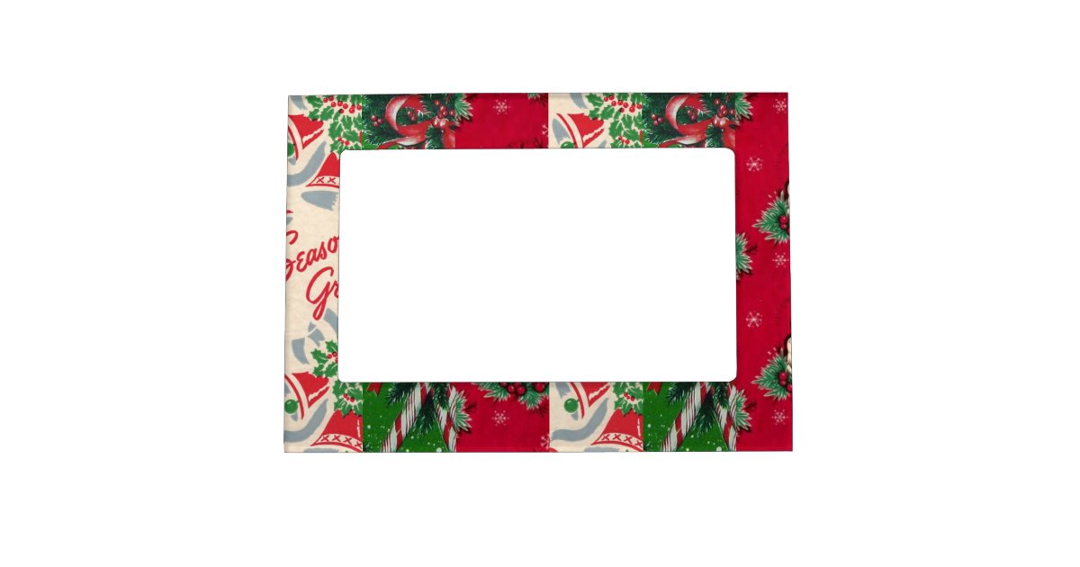 vintage holiday christmas wrapping paper frame zazzle custom christmas wrapping paper