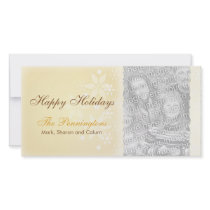 Vintage Holiday Greetings Photo Greeting Card