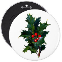 Vintage Holly Pin