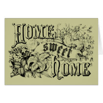 Vintage Home Sweet Home Home Decor and Gifts cards