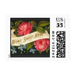 Vintage Home Sweet Home Victorian Floral- postage