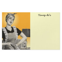 vintage Homemaker Honeydo To Do Lists Paper Custom Stationery