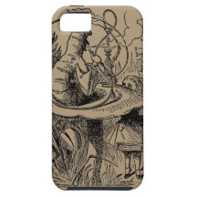 Vintage Hookah Smoking Caterpillar with Alice iPhone 5 Case