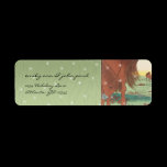Vintage Horse Christmas Return Address Labels