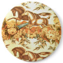 Vintage Horse Fashion Button Pin