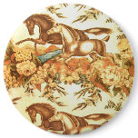 Vintage Horse Fashion Button Pin