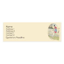 Vintage Horsewoman Business Card