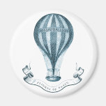 Vintage Hot Air Balloon Magnet