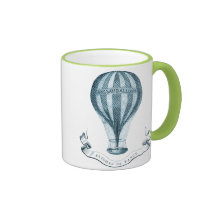 Vintage Hot Air Balloon Mug