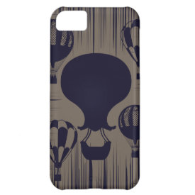 Vintage Hot Air Balloons Distressed Grunge iPhone 5C Cover