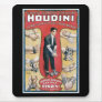 Vintage Houdini Handcuff King Advertising Poster Mousepad