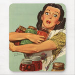 Vintage Housewife Mouse Pads