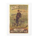 Vintage Howe Bicycles and Tricycles Ad postcards