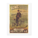 Vintage Howe Bicycles and Tricycles Ad Postcard
