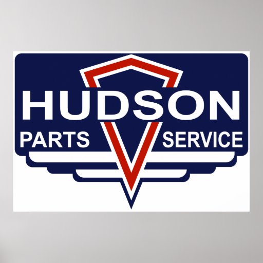 Vintage Hudson parts sign Poster