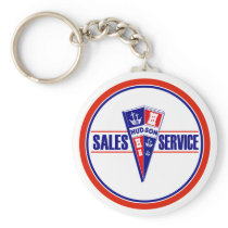 Vintage Hudson service sign Keychain