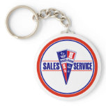 Vintage Hudson service sign Keychain