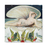 Vintage Hugard's Fascinating Illusion Poster Refrigerator Magnets