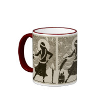 Vintage Hula Girl Coffee Mug