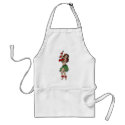 Vintage Hula Hawaiian Girl Tattoo Art aprons by vintagegiftmall Vintage Hula Hawaiian Girl Tattoo Art aprons