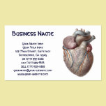 Vintage Human Anatomy Heart Organs Healthy business cards
